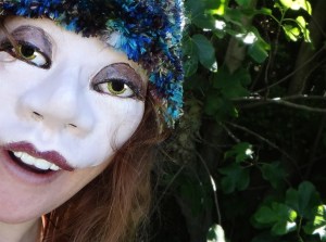 Greta, mask in progress