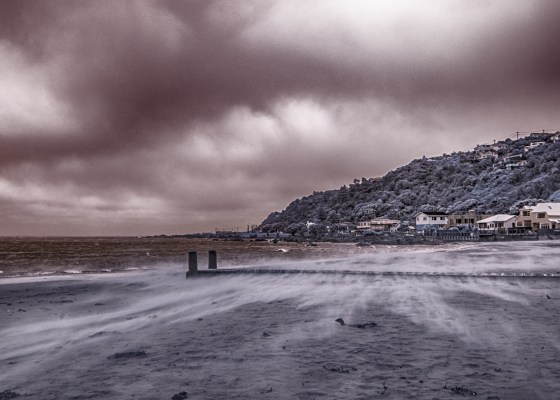 IR sand storm lyall bay