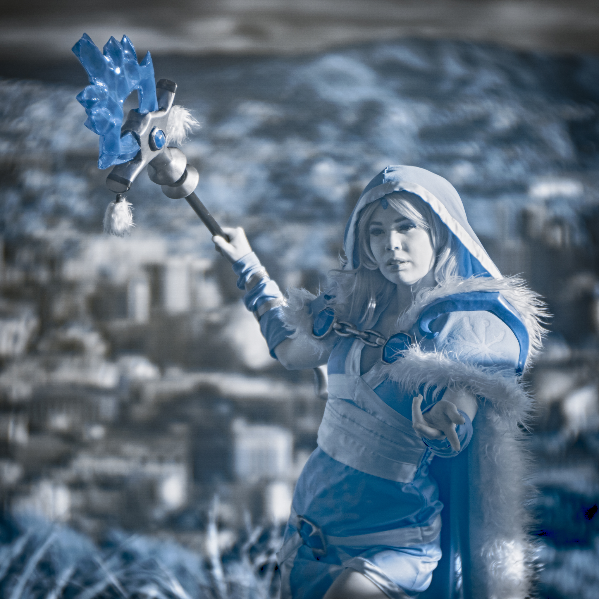 IR camera, Ice maiden