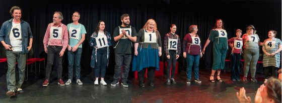 Maestro performers lining up for a show NZIF 2019