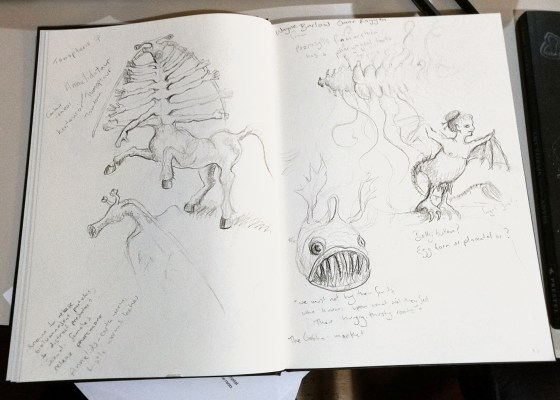 sketchbook creatures