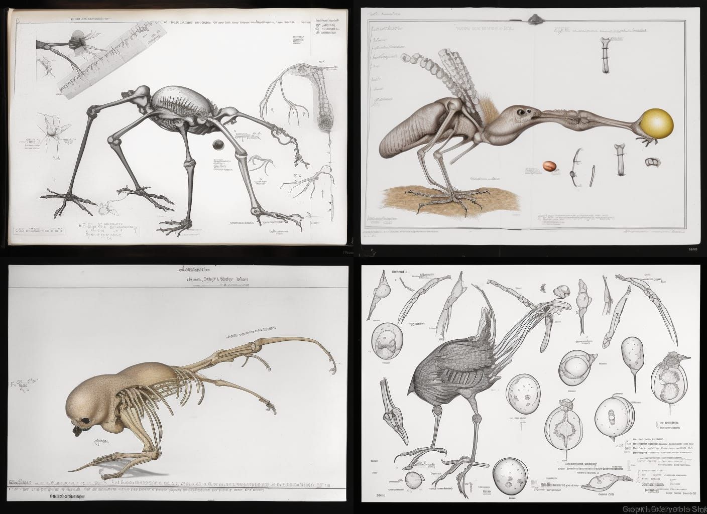 ai bird images, very strange